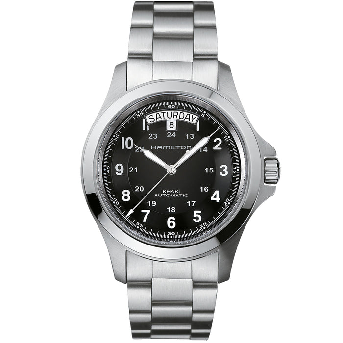 Hamilton Men's Khaki King II Black Dial Watch - H64455133