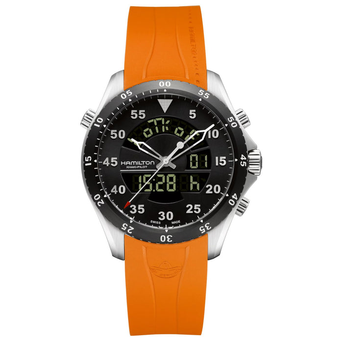 Hamilton Men's Aviation Black Dial Watch - H64554431
