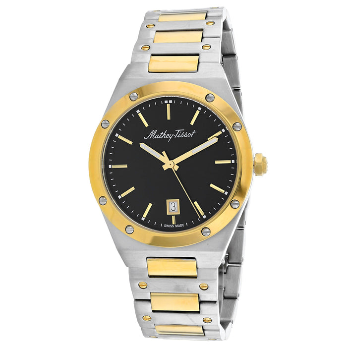 Mathey Tissot Men's Eliser Black Dial Watch