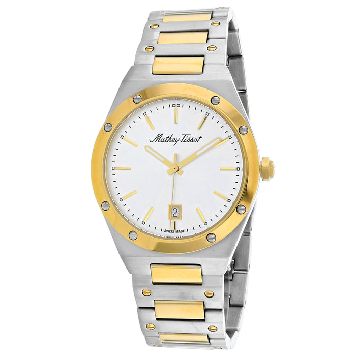 Mathey Tissot Men's Eliser Silver Dial Watch - H680BS