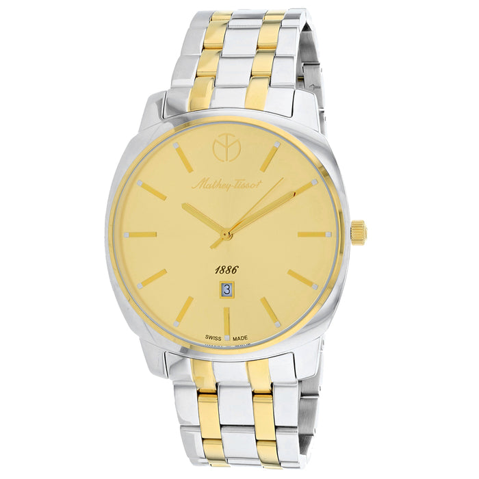 Mathey Tissot Men's Smart Gold Dial Watch - H6940MBDI