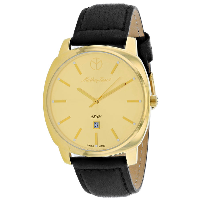 Mathey Tissot Men's Smart  Gold Dial Watch - H6940PDI