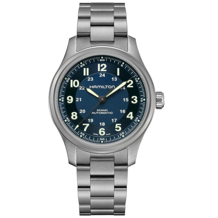 Hamilton Men's Khaki field Blue Dial Watch - H70545140