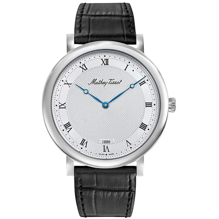 Mathey-Tissot Men's Monsoon Roman Silver Dial Watch - H7916ABR