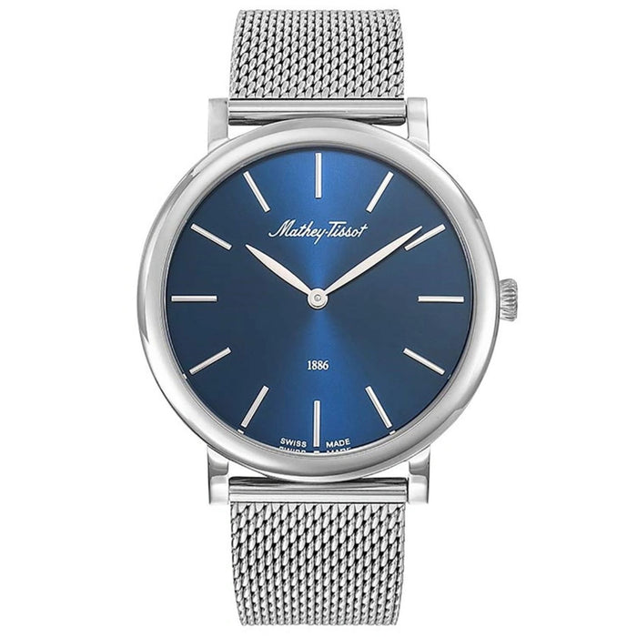 Mathey-Tissot Men's Monsoon Blue Dial Watch - H7916ABU