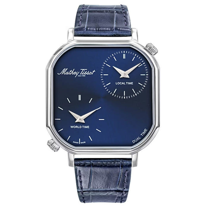 Mathey-Tissot Men's Monsoon Blue Dial Watch - H7917DTALBU