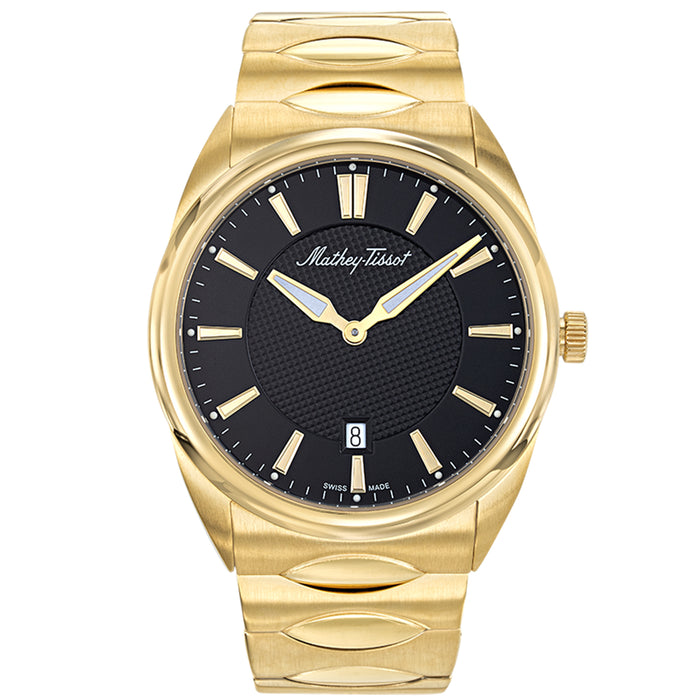 Mathey Tissot Men's Classic Black Dial Watch - H791PN