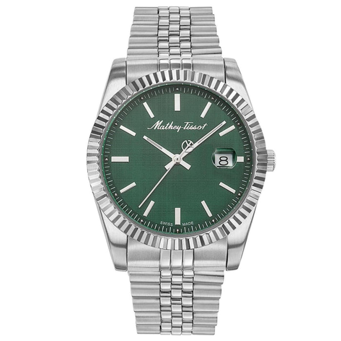 Mathey-Tissot Men's Mathy III Green Dial Watch - H810AV