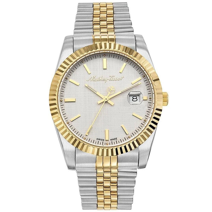 Mathey-Tissot Men's Mathy III White Dial Watch - H810BI