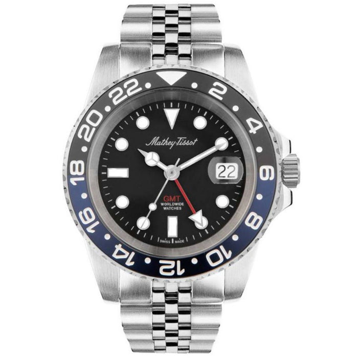 Mathey-Tissot Men's Vintage Black Dial Watch - H903ANB