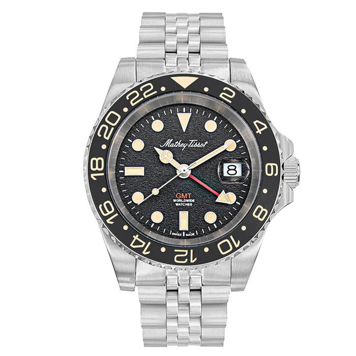 Tissot Men's Mathy Grey Dial Watch - H903ANC