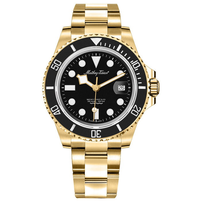 Mathey Tissot Men's Classic Black Dial Watch - H906PN
