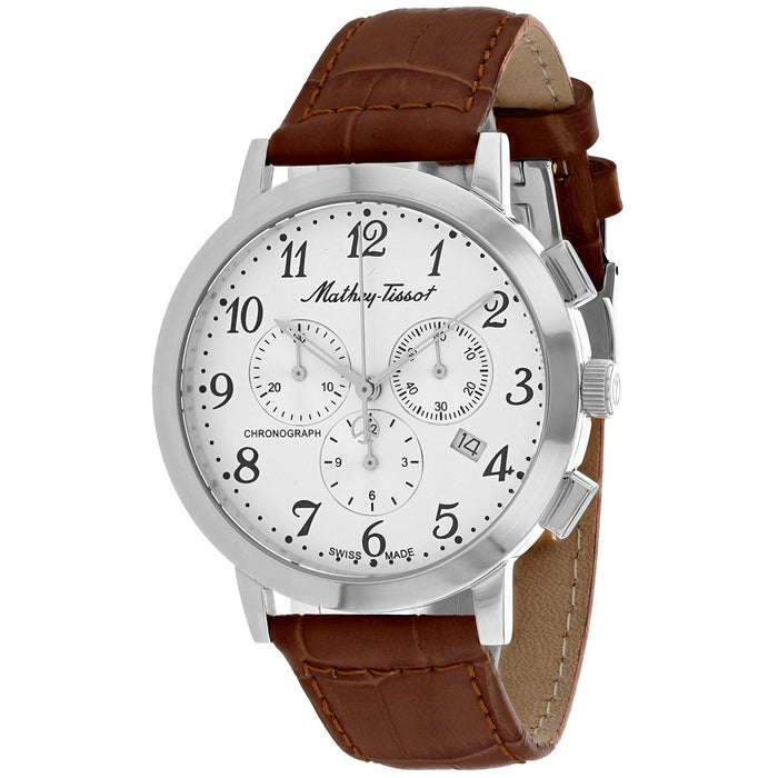 Mathey Tissot Men's Classic White Dial Watch - H9315CHALG