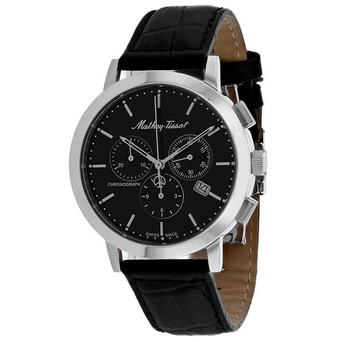 Mathey Tissot Men's Classic Black Dial Watch - H9315CHALN