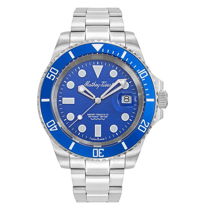 Mathey Tissot Men's Jumbo II Blue Dial Watch - H977ABU