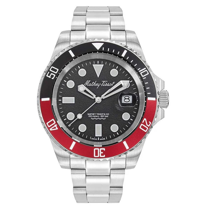 Mathey Tissot Men's Jumbo II Black Dial Watch - H977ANR