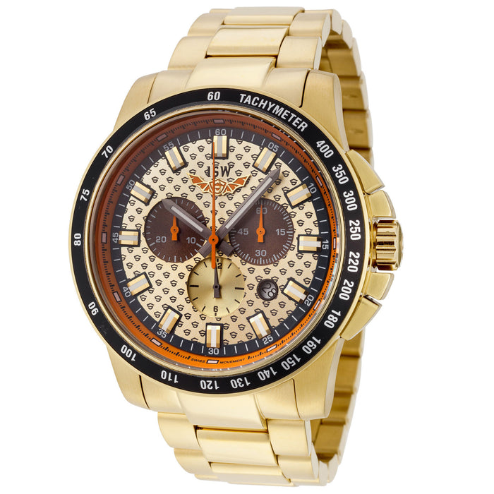 ISW Men's Classic Gold Dial Watch - ISW-1006-02