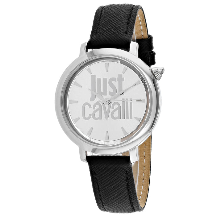Just Cavalli Women's Logo Silver Dial Watch - JC1L007L0015