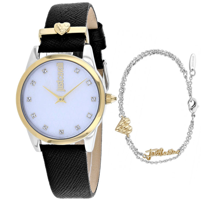 Just Cavalli Women's Vale Mother of Pearl Dial Watch - JC1L010L0545