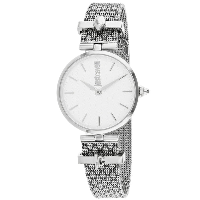 Just Cavalli Women's Trama Silver Dial Watch - JC1L060M0055