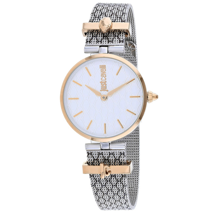 Just Cavalli Women's Trama Silver Dial Watch - JC1L060M0095