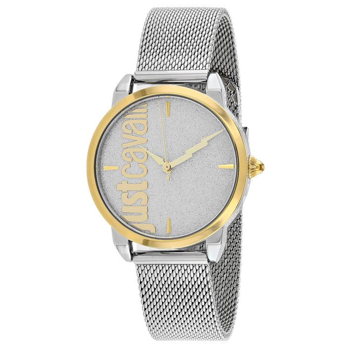 Just Cavalli Women's Tenue Silver Dial Watch - JC1L079M0085