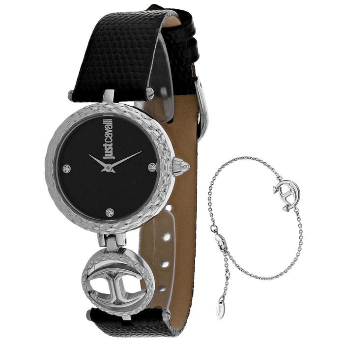 Just Cavalli Women's Mini Black Dial Watch - JC1L103L0015