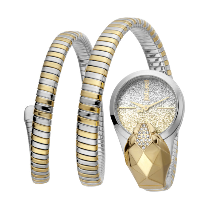 Just Cavalli Women's Glam Snake Multicolor Dial Watch - JC1L114M0065