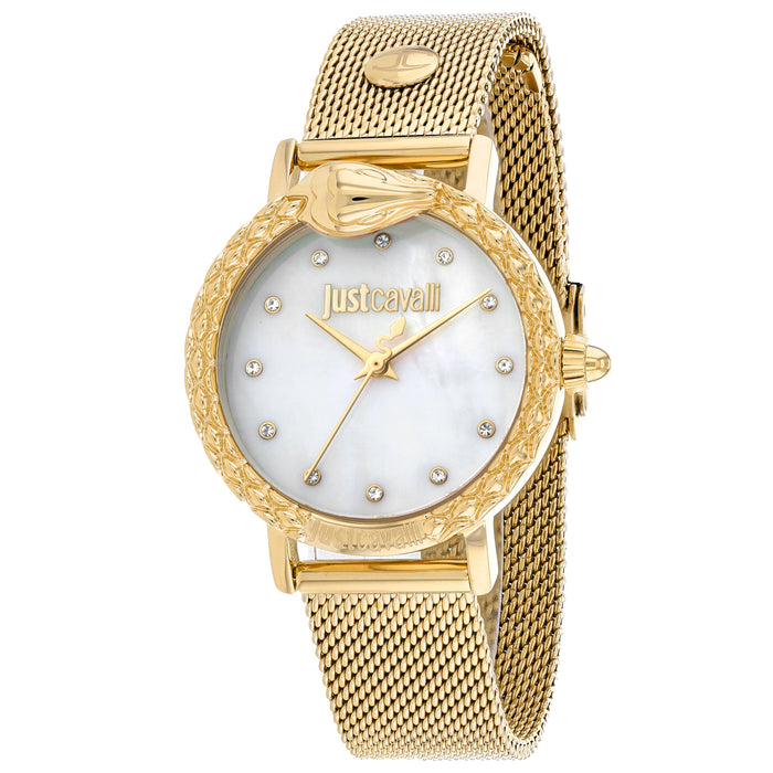 Just Cavalli Women's Animalier Mother of Pearl Dial Watch - JC1L124M0075