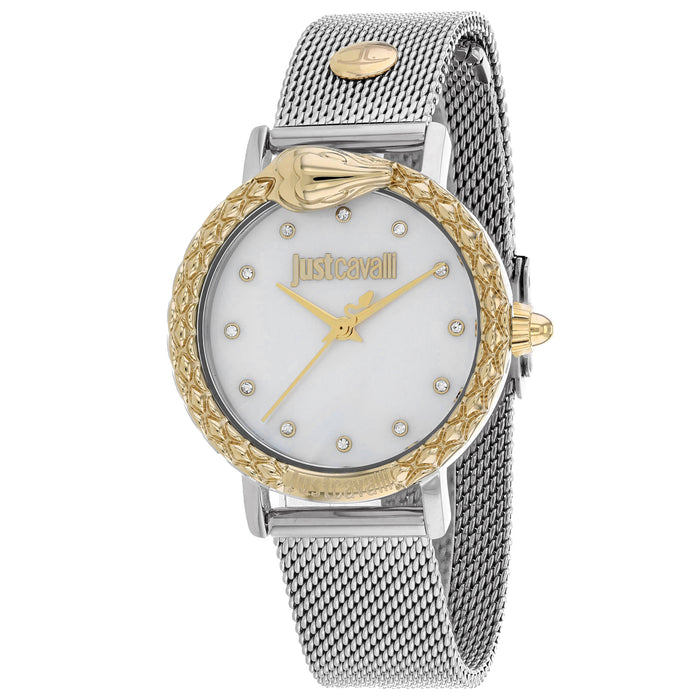 Just Cavalli Women's Animalier Mother of Pearl Dial Watch - JC1L124M0095