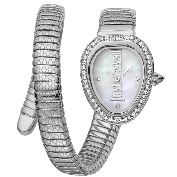 Just Cavalli Women's Serpente Solo Silver Dial Watch