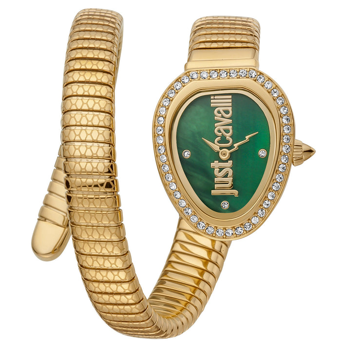 Just Cavalli Women's Serpente Solo Green Dial Watch