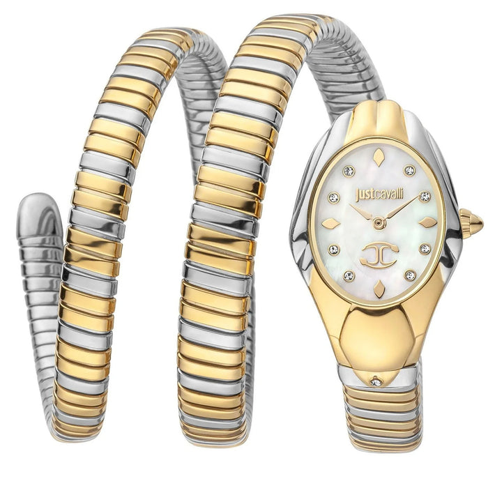 Just Cavalli Women's Serpente Silver Dial Watch - JC1L184M0035