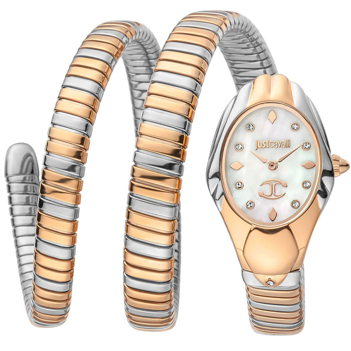 Just Cavalli Women's Serpente Silver Dial Watch - JC1L184M0045