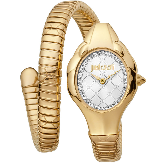 Just Cavalli Women's Serpente Corto Silver Dial Watch