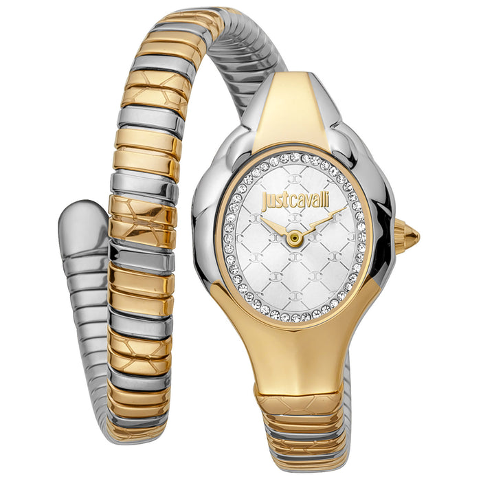 Just Cavalli Women's Serpente Corto Silver Dial Watch