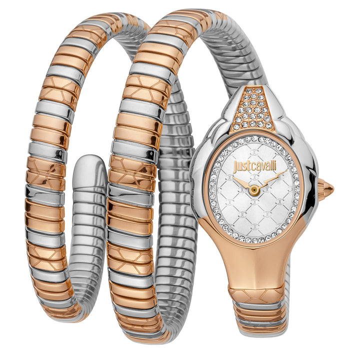 Just Cavalli Women's Snake Silver Dial Watch