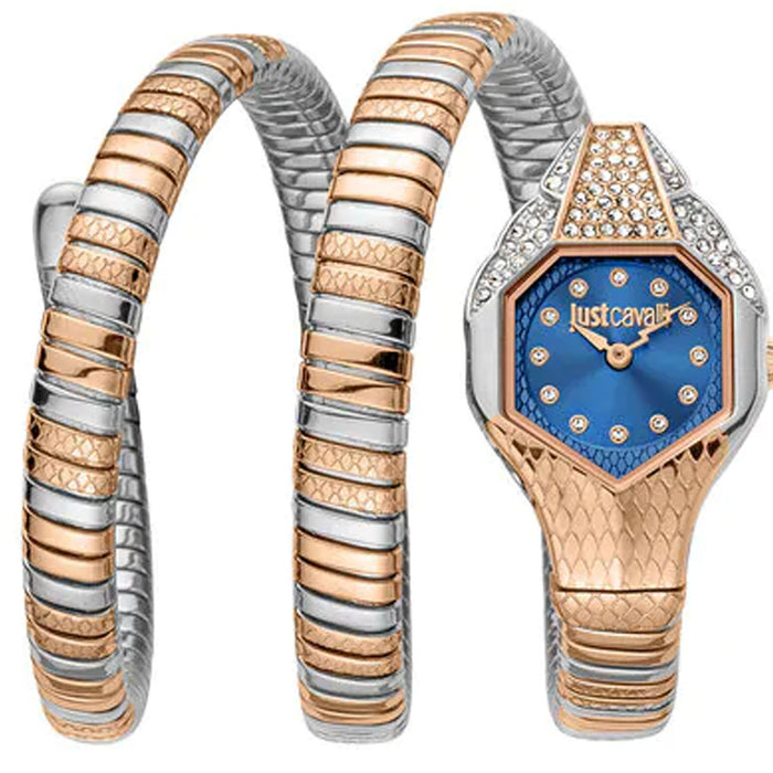Just Cavalli Women's Snake Gold Dial Watch - JC1L193M0065