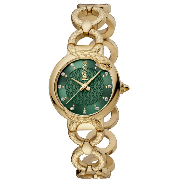 Just Cavalli Women's Animalier Green Dial Watch