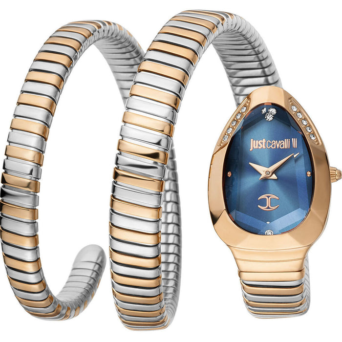Just Cavalli Women's Snake Gold Dial Watch - JC1L209M0085