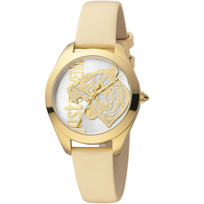Just Cavalli Women's Animalier White Dial Watch - JC1L210L0015