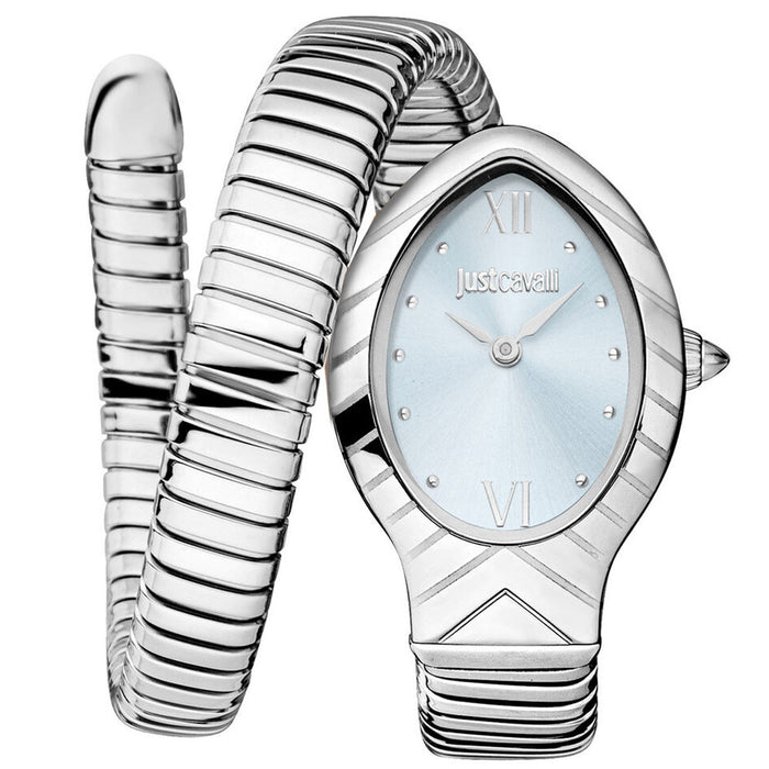 Just Cavalli Women's Snake Green Dial Watch - JC1L247M0015