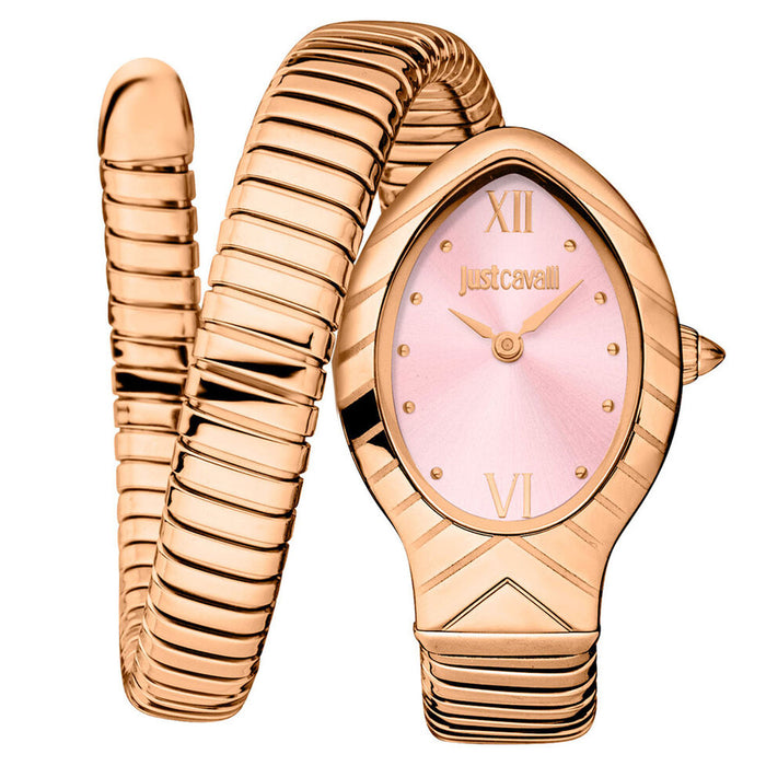 Just Cavalli Women's Snake Rose gold Dial Watch - JC1L247M0045
