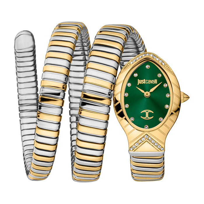 Just Cavalli Women's Lungo Green Dial Watch - JC1L248M0065