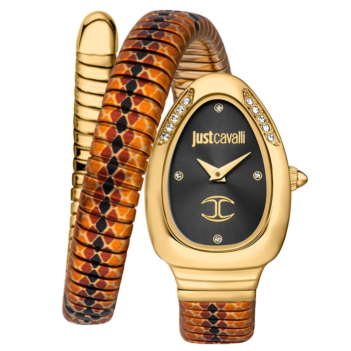Just Cavalli Women's Snake Silver Dial Watch - JC1L251M0055