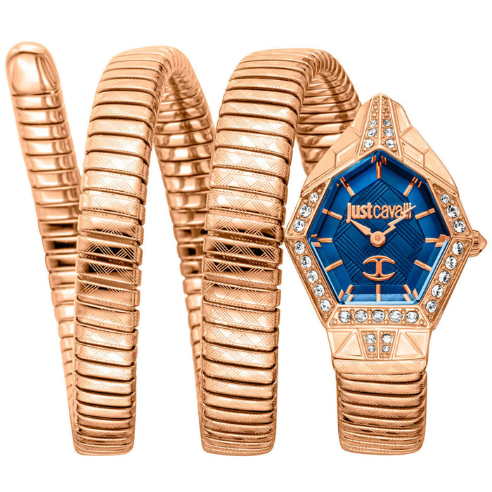Just Cavalli Women's Mesmerizing Blue Dial Watch - JC1L304M0045