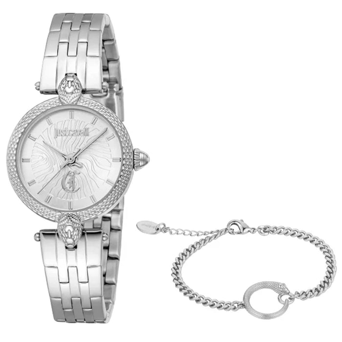 Just Cavalli Women's Mini Attraente Set Silver Dial Watch - JC1L330M0045