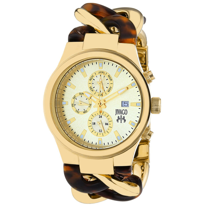 Jivago Women's Lev Gold tone Dial Watch - JV1231