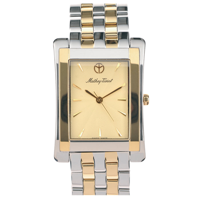 Mathey Tissot Women's Evasion II Gold Dial Watch - K153FBDI