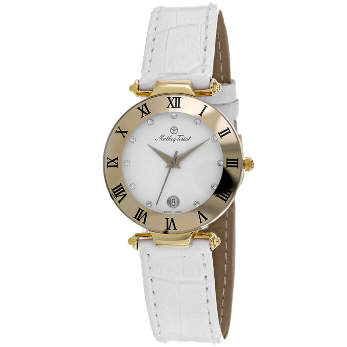 Mathey Tissot Women's Coupole White Dial Watch - K257F